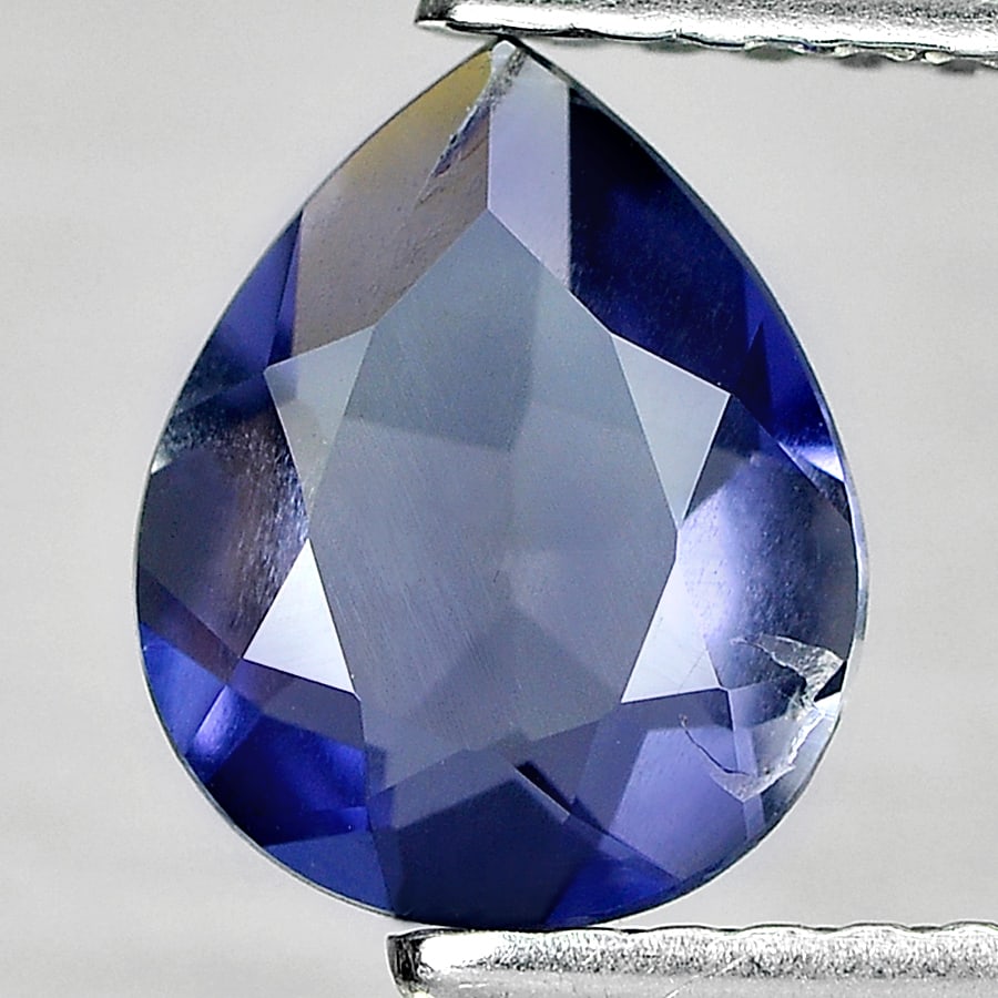 Natural Violet Blue Iolite Gemstones 0.87 Ct. Pear Shape 8 x 6.5 Mm.: Product ID: 803804813 Product Name: Natural Iolite Weight: 0.87 CT. Size: 8 x 6.5 x 3.3 MM. Shape: Pear Color: Blue Clarity:SI1 Luster: Good Gems Origin: Madagascar Treatment: Unheated Crystal Structu