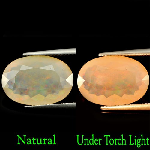 Natural Multi Color Opal Gemstones 6.40 Ct. Oval Shape 17.9 x 12.5 Mm.: Product ID: 818707337 Product Name: Natural Opal Weight: 6.40 CT. Size: 17.9 x 12.5 x 6.6 MM. Shape: Oval Color: Multi Color Clarity:VVS - SI Luster: Iridescent Gems Origin: Ethiopia Treatment: Unheat