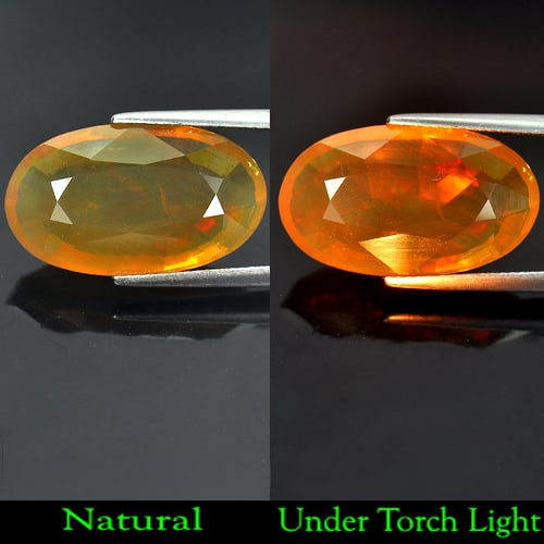 Natural Multi Color Opal Gemstones 11.21 Ct. Oval Shape 20 x 13.4 Mm.: Product ID: 818712075 Product Name: Natural Opal Weight: 11.21 CT. Size: 20 x 13.4 x 7.7 MM. Shape: Oval Color: Multi Color Clarity:Semi - Transparent Luster: Strong Irdescent Gems Origin: Ethiopia Tr
