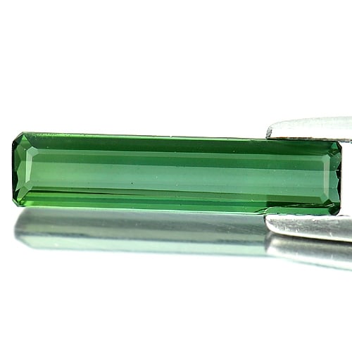 Natural Green Tourmaline Gemstones 1.38 Ct. Octagon Shape 16 x 3.7 Mm.: Product ID: 807248672 Product Name: Natural Tourmaline Weight: 1.38 CT. Size: 16 x 3.7 x 2 MM. Shape: Octagon Color: Green Clarity:VSI Luster: Good Gems Origin: Nigeria Treatment: Unheated Crystal Str