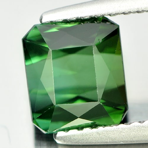Natural Green Tourmaline Gemstones 1.76 Ct. Octagon Shape 6.8 x 6 Mm.: Product ID: 807228672 Product Name: Natural Tourmaline Weight: 1.76 CT. Size: 6.8 x 6 x 4.3 MM. Shape: Octagon Color: Green Clarity:IF Luster: Good Gems Origin: Nigeria Treatment: Unheated Crystal Str