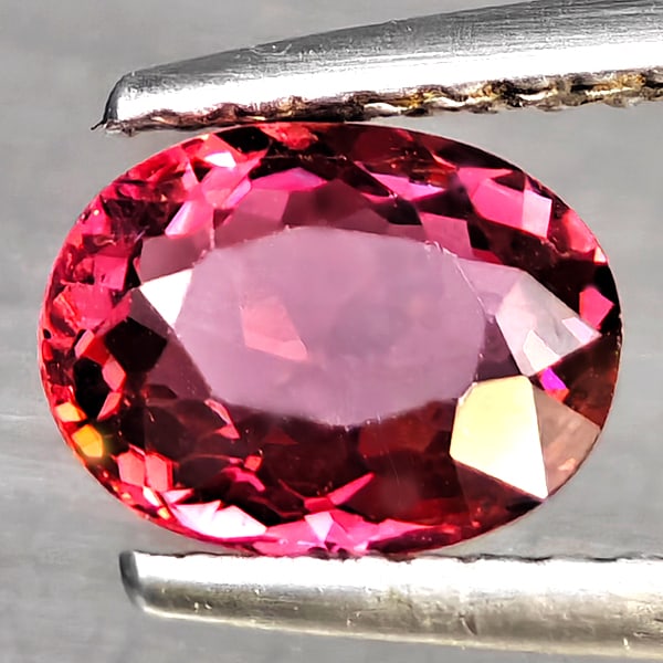 Natural Pink Tourmaline Gemstones 1.03 Ct. Oval Shape 7.5 x 5.8 Mm.: Product ID: 807251486 Product Name: Natural Tourmaline Weight: 1.03 CT. Size: 7.5 x 5.8 x 3.6 MM. Shape: Oval Color: Pink Clarity:VSI Luster: VeryGood Gems Origin: Nigeria Treatment: Unheated Crystal 