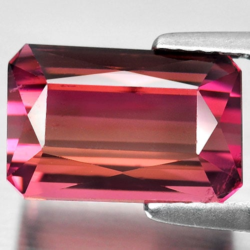 Natural Pink Tourmaline Gemstones 4.50 Ct. Octagon 11.3 x 7.5 Mm. (1 of 3)