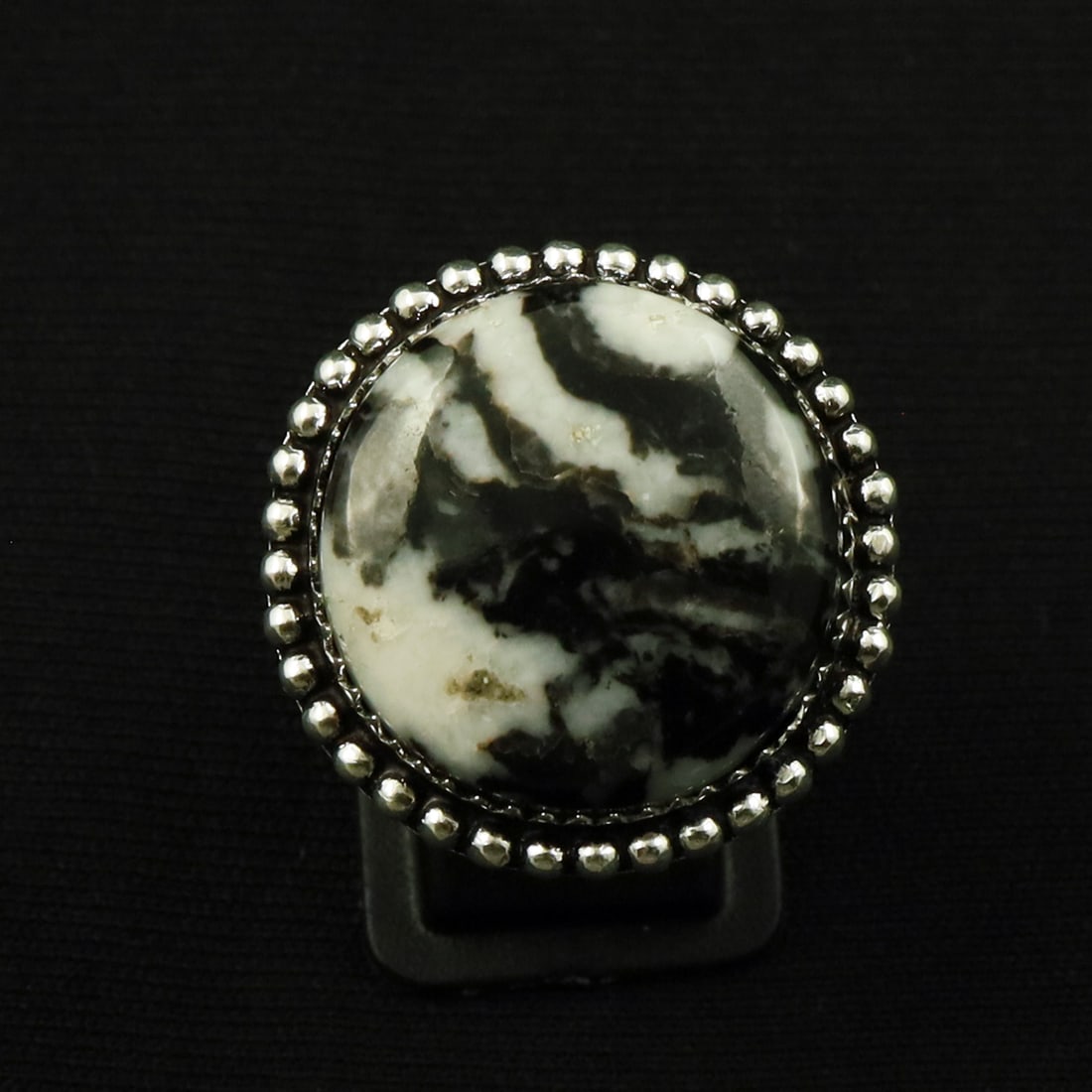 Natural Zebra Jasper Sterling Silver Plated Handmade Ring - 9MM: Product ID: 260711174442 Product - Handmade Silver Plated Ring Metal - 92.5 Sterling Silver Plated Ring Size - 9MM Gemstone - Zebra Jasper Gemstone Origin - Africa Gemstone Size - 2X2 CM Gemstone Shap
