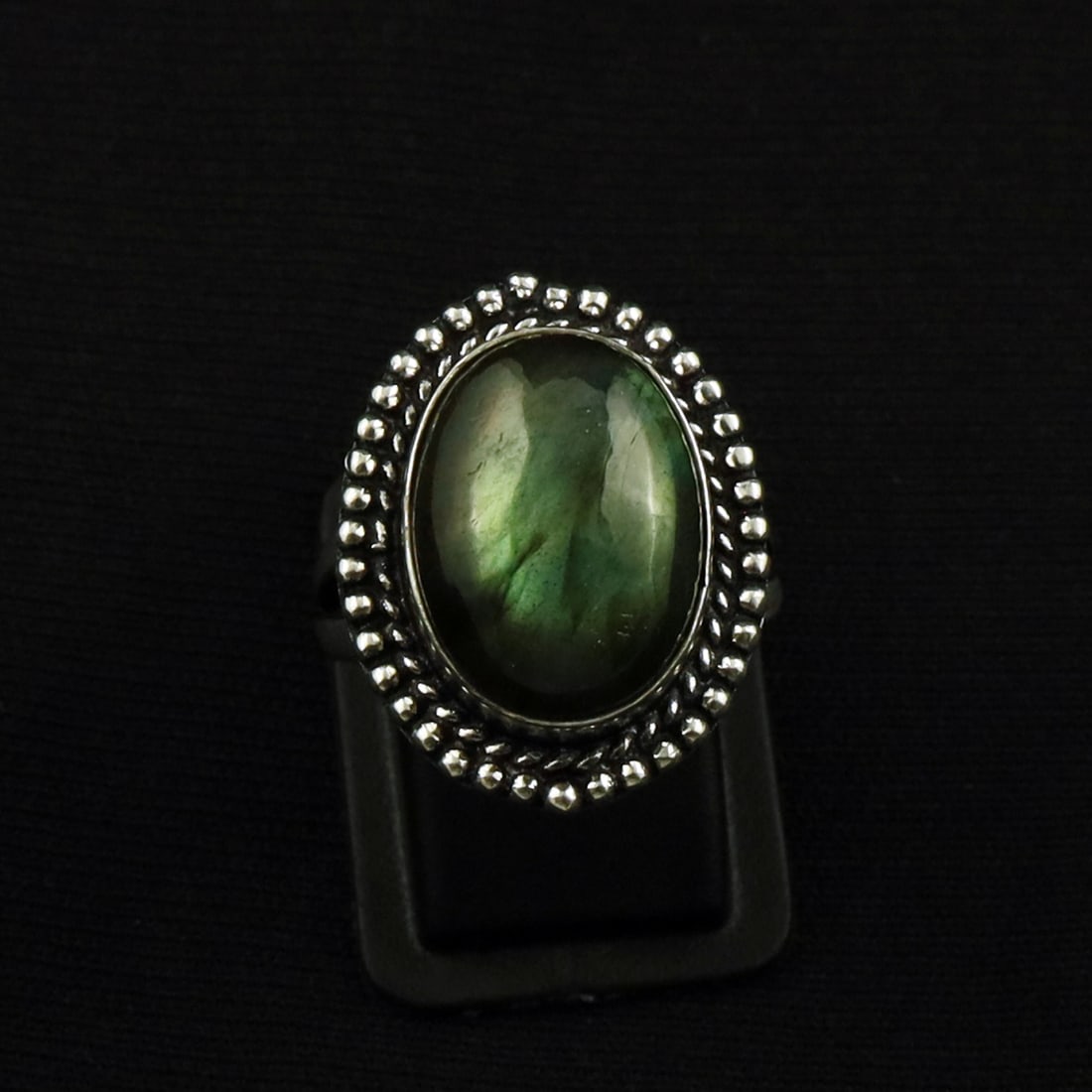 Natural Labradorite Sterling Silver Plated Handmade Ring - 7MM: Product ID: 260709125708 Product - Handmade Silver Plated Ring Metal - 92.5 Sterling Silver Plated Ring Size - 7MM Gemstone - Labradorite Gemstone Origin - Canada Gemstone Size - 12X16 MM Gemstone Sha