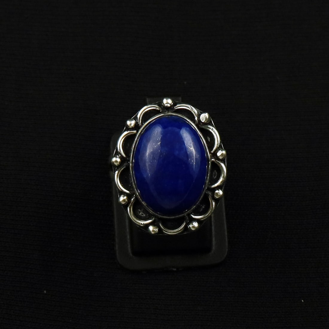 Natural Lapis Lazuli Sterling Silver Plated Handmade Ring - 7MM: Product ID: 260709125515 Product - Handmade Silver Plated Ring Metal - 92.5 Sterling Silver Plated Ring Size - 7MM Gemstone - Lapis Lazuli Gemstone Origin - Afghanistan Gemstone Size - 12X16 MM Gemsto
