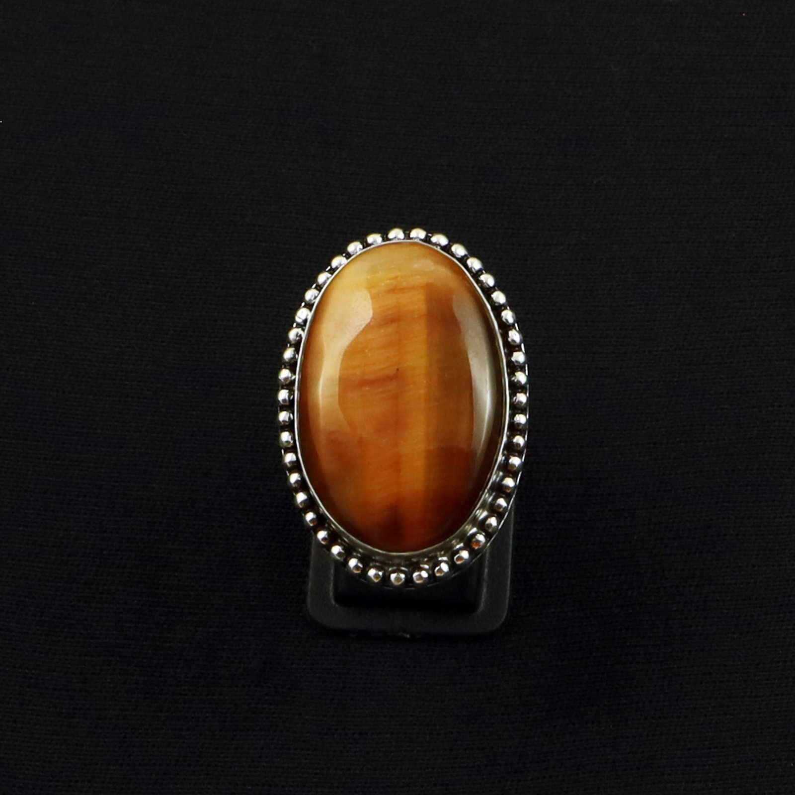 Natural Tiger Eye Sterling Silver Plated Handmade Ring - 9MM: Product ID: 260630153249 Product - Handmade Silver Plated Ring Metal - 92.5 Sterling Silver Plated Ring Size - 9MM Gemstone - Tiger Eye Gemstone Origin - South Africa Gemstone Size - 3X2 CM Gemstone S