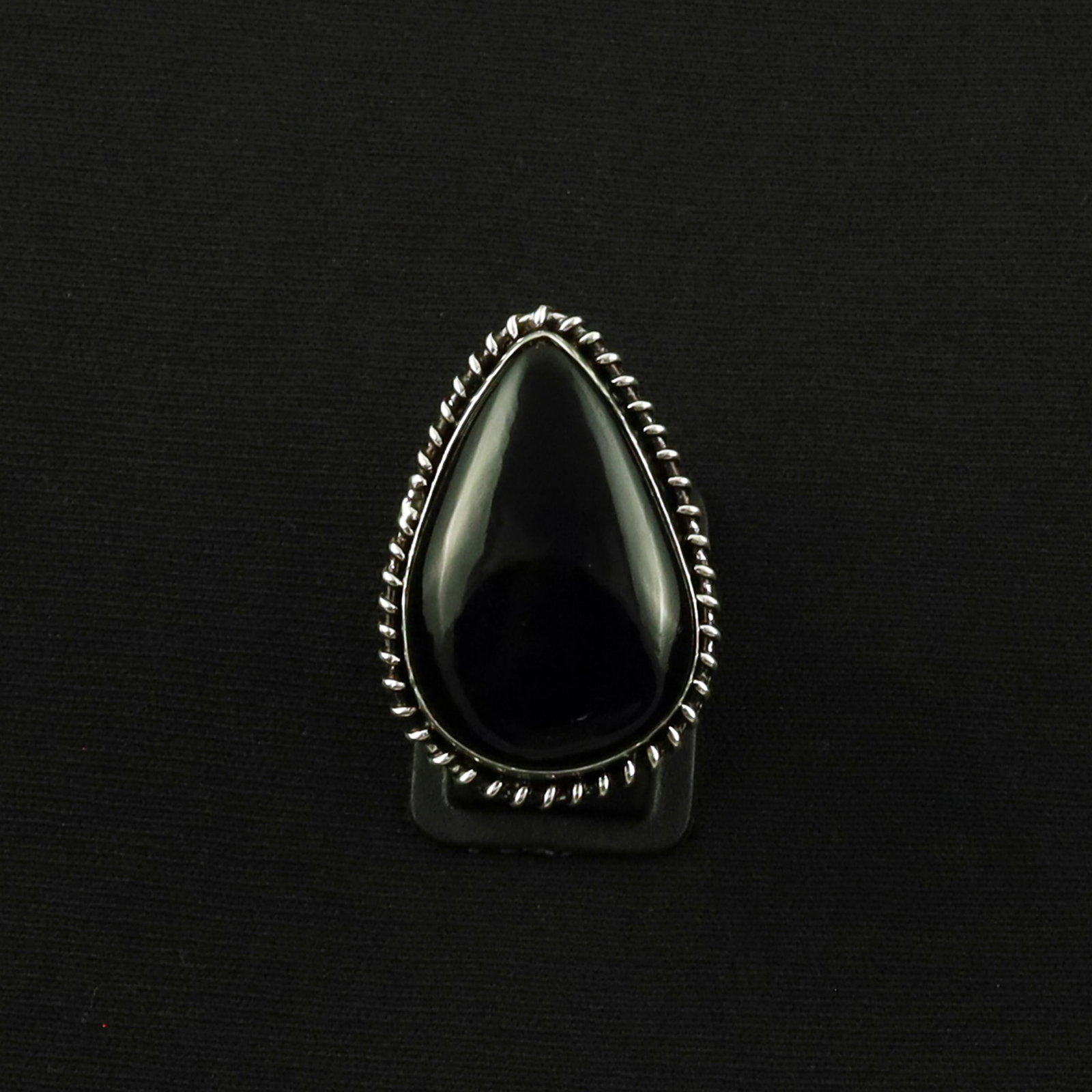 Natural Black Onyx Sterling Silver Plated Handmade Ring - 10MM: Product ID: 260619145412 Product - Handmade Silver Plated Ring Metal - 92.5 Sterling Silver Plated Ring Size - 10MM Gemstone - Black Onyx Gemstone Origin - India Gemstone Size - 3X2 CM Gemstone Shape 