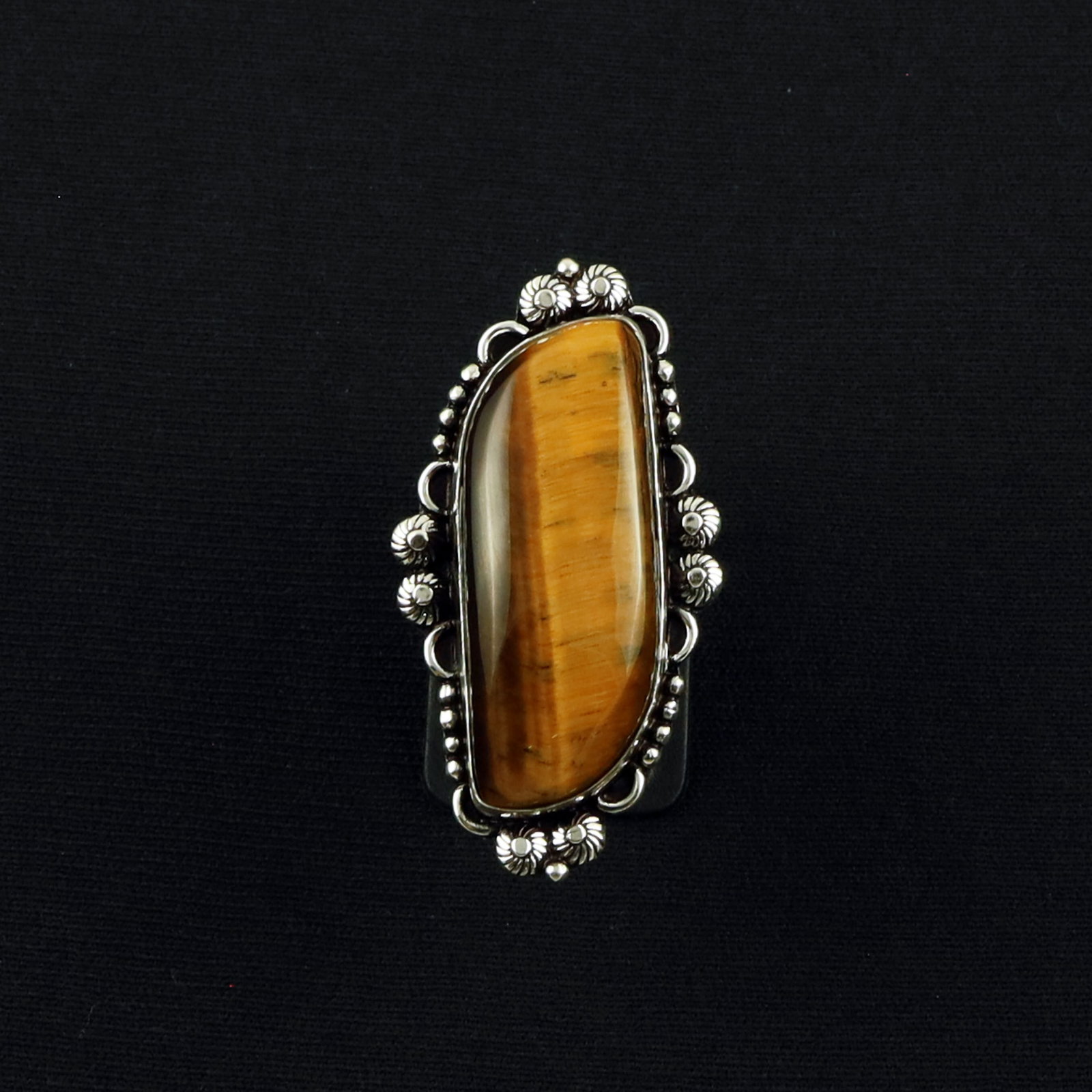 Natural Tiger Eye Sterling Silver Plated Handmade Ring - 5.5MM: Product ID: 260619141613 Product - Handmade Silver Plated Ring Metal - 92.5 Sterling Silver Plated Ring Size - 5.5MM Gemstone - Tiger Eye Gemstone Origin - South Africa Gemstone Size - 4X1.5 CM Gemsto