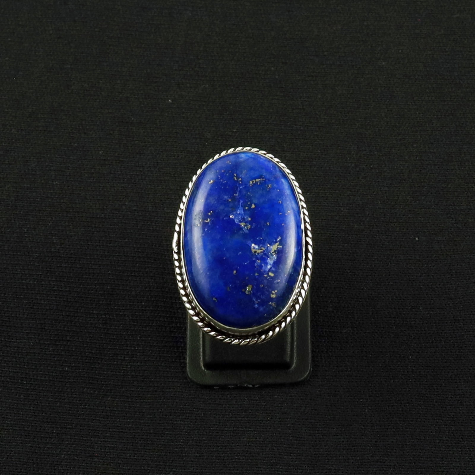 Natural Lapis Lazuli Sterling Silver Plated Handmade Ring - 7MM: Product ID: 260619133111 Product - Handmade Silver Plated Ring Metal - 92.5 Sterling Silver Plated Ring Size - 7MM Gemstone - Lapis Lazuli Gemstone Origin - Afghanistan Gemstone Size - 3X2 CM Gemstone