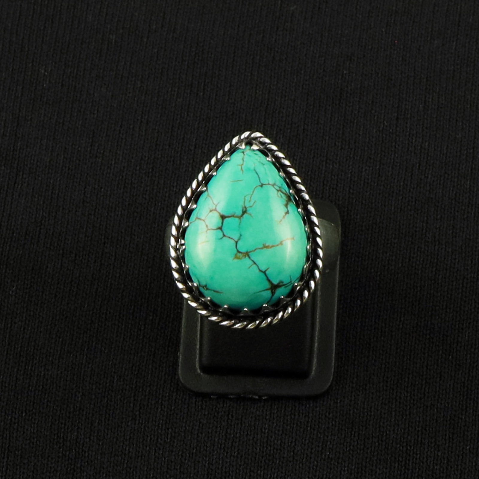 Natural Turquoise Sterling Silver Plated Handmade Ring - 9MM: Product ID: 260617154437 Product - Handmade Silver Plated Ring Metal - 92.5 Sterling Silver Plated Ring Size - 7MM Gemstone - Turquoise Gemstone Origin - Tibet Gemstone Size - 2X1.5CM Gemstone Shape -