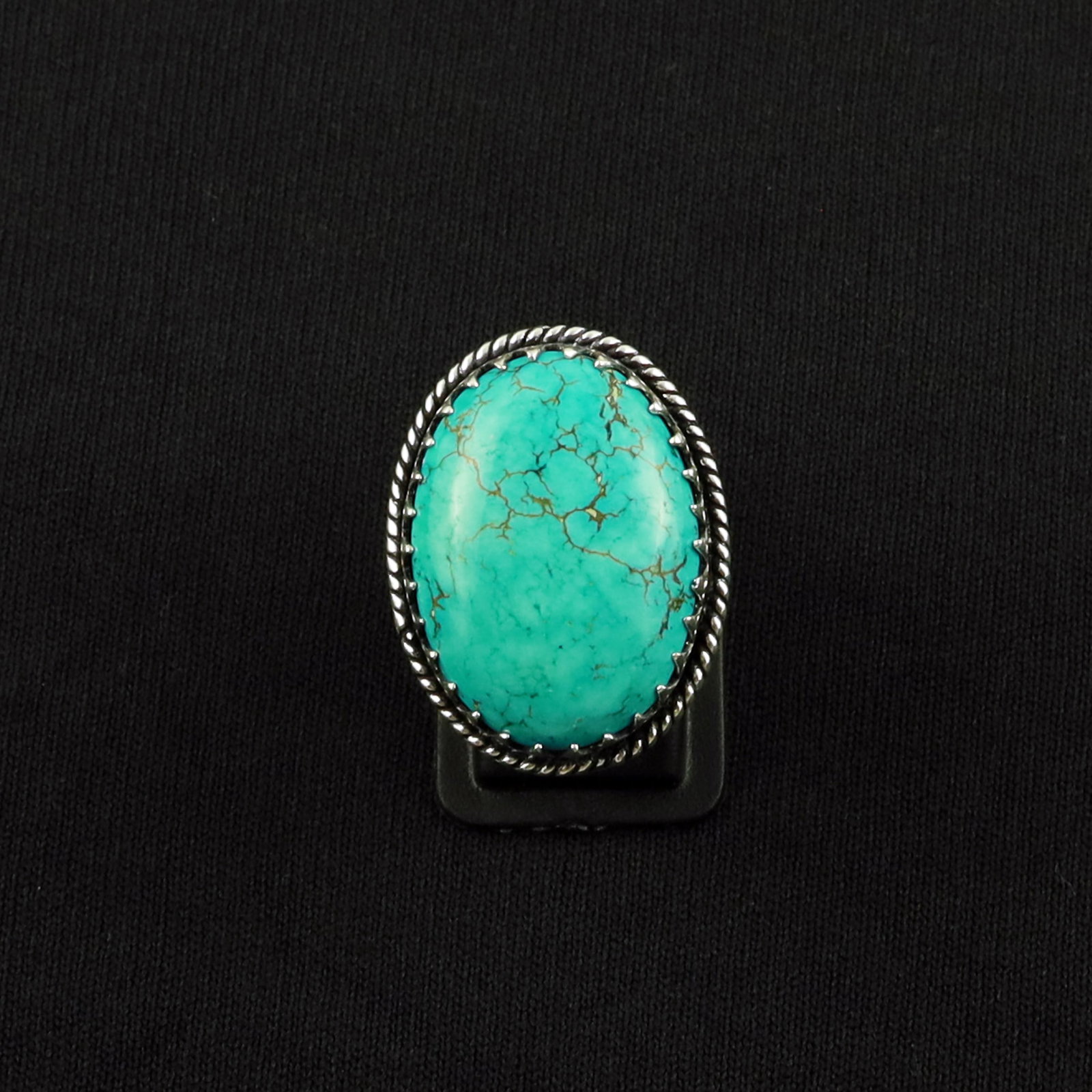 Natural Turquoise Sterling Silver Plated Handmade Ring - 7MM: Product ID: 260617154331 Product - Handmade Silver Plated Ring Metal - 92.5 Sterling Silver Plated Ring Size - 7MM Gemstone - Turquoise Gemstone Origin - Tibet Gemstone Size - 2.5X2CM Gemstone Shape -