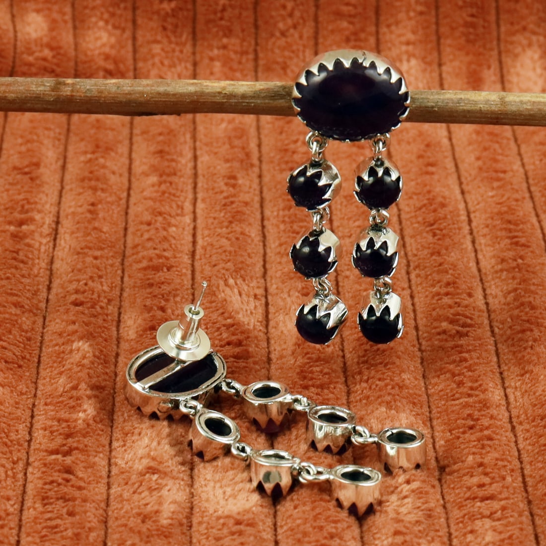 Natural Amethyst Sterling Silver Plated Handmade Stud Earring: Product ID: 260710171329 Product - Handmade Silver Plated Stud Earring Metal - 92.5 Sterling Silver Plated Earring Type - Stud Gemstone - Amethyst Gemstone Origin - Africa Gemstone Size - 12X16 MM ( 2