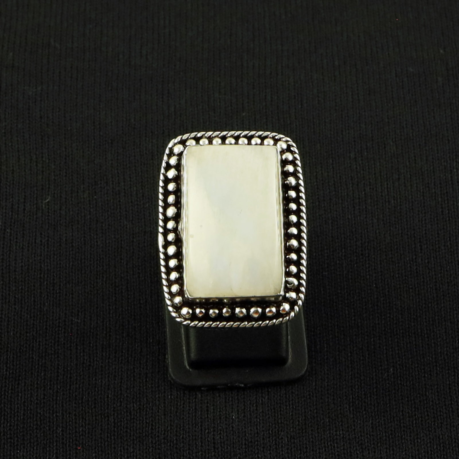 Natural Rainbow Moonstone Sterling Silver Plated Handmade Ring - 6.5MM: Product ID: 260630132338 Product - Handmade Silver Plated Ring Metal - 92.5 Sterling Silver Plated Ring Size - 6.5MM Gemstone - Rainbow Moonstone Gemstone Origin - India Gemstone Size - 2X1.5 CM Gemst