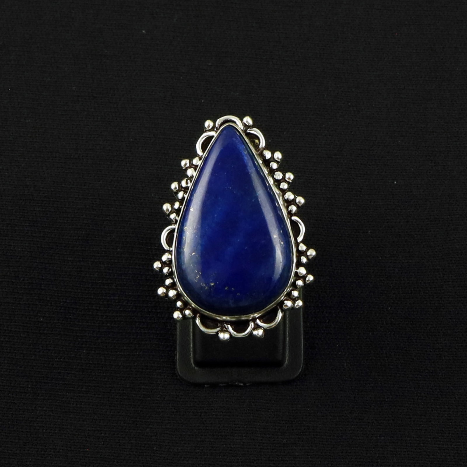 Natural Lapis Lazuli Sterling Silver Plated Handmade Ring - 7MM: Product ID: 260619134048 Product - Handmade Silver Plated Ring Metal - 92.5 Sterling Silver Plated Ring Size - 7MM Gemstone - Lapis Lazuli Gemstone Origin - Afghanistan Gemstone Size - 3X1.5 CM Gemsto