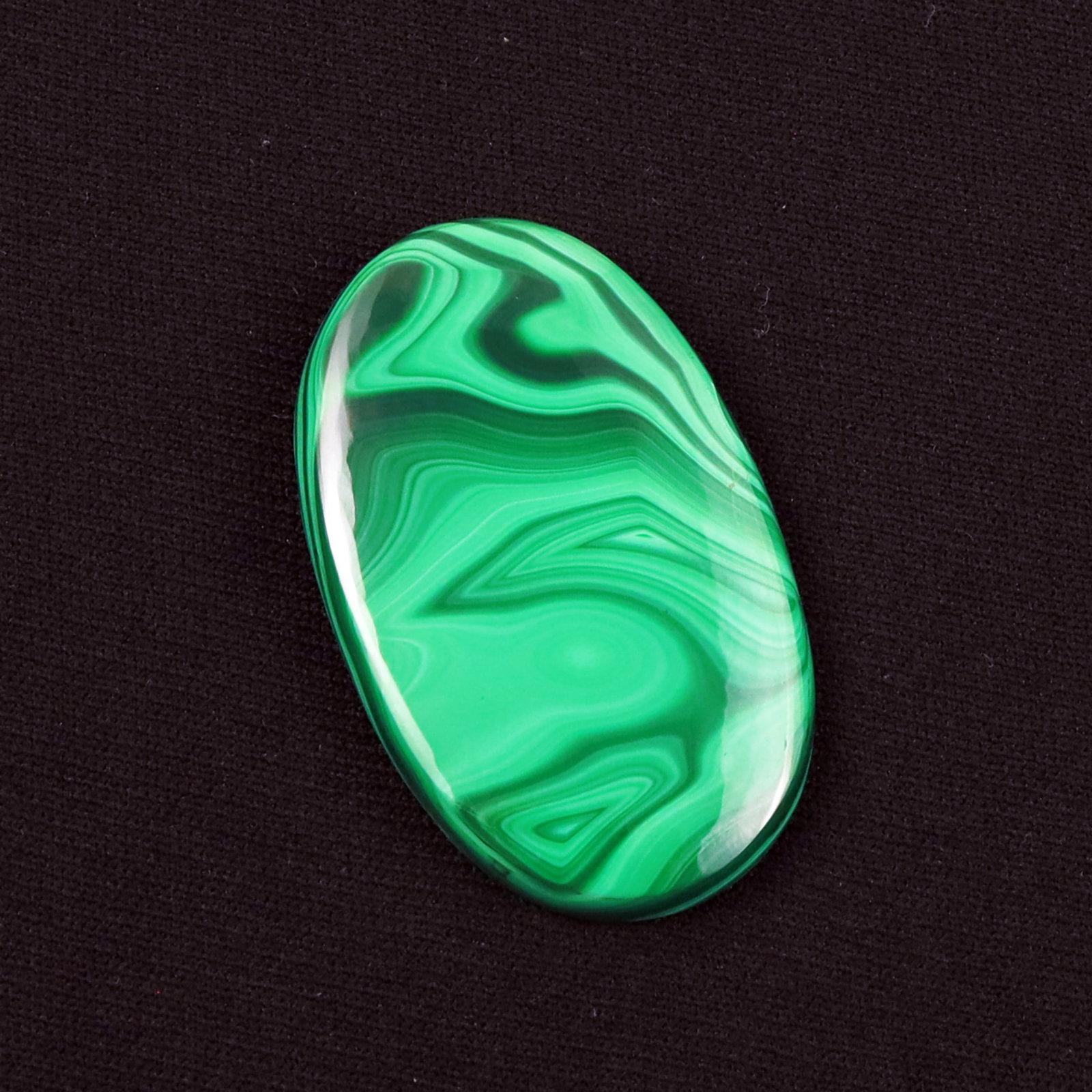 Natural African Malachite Stone 4X2.5 CM - 15 Gram (1 of 3)