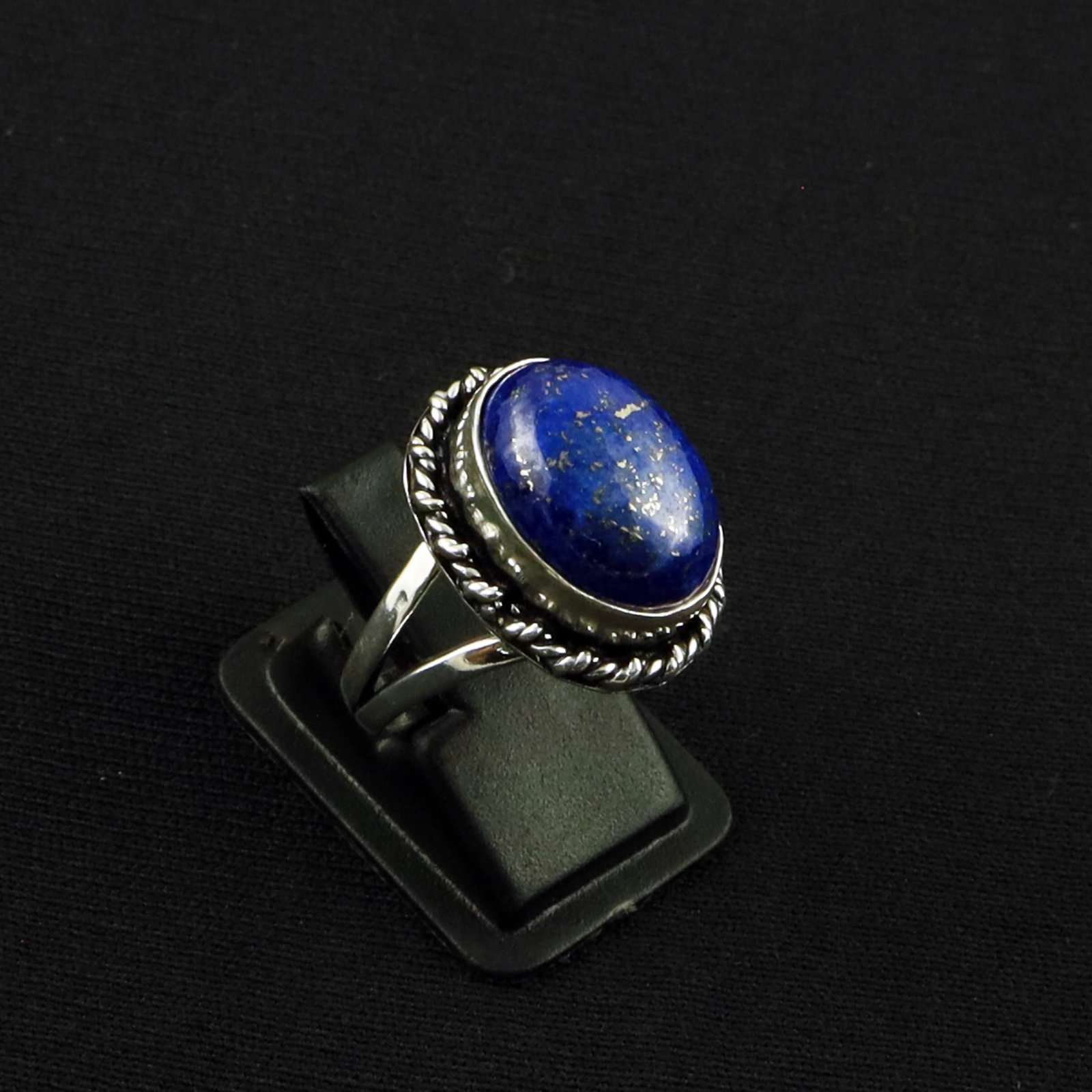 Natural Lapis Lazuli Sterling Silver Plated Handmade Ring - 7MM: Product ID: 260613130828 Product - Handmade Silver Plated Ring Metal - 92.5 Sterling Silver Plated Ring Size - 7MM Gemstone - Lapis Lazuli Gemstone Origin - Afghanistan Gemstone Size - 12X16 MM Gemsto