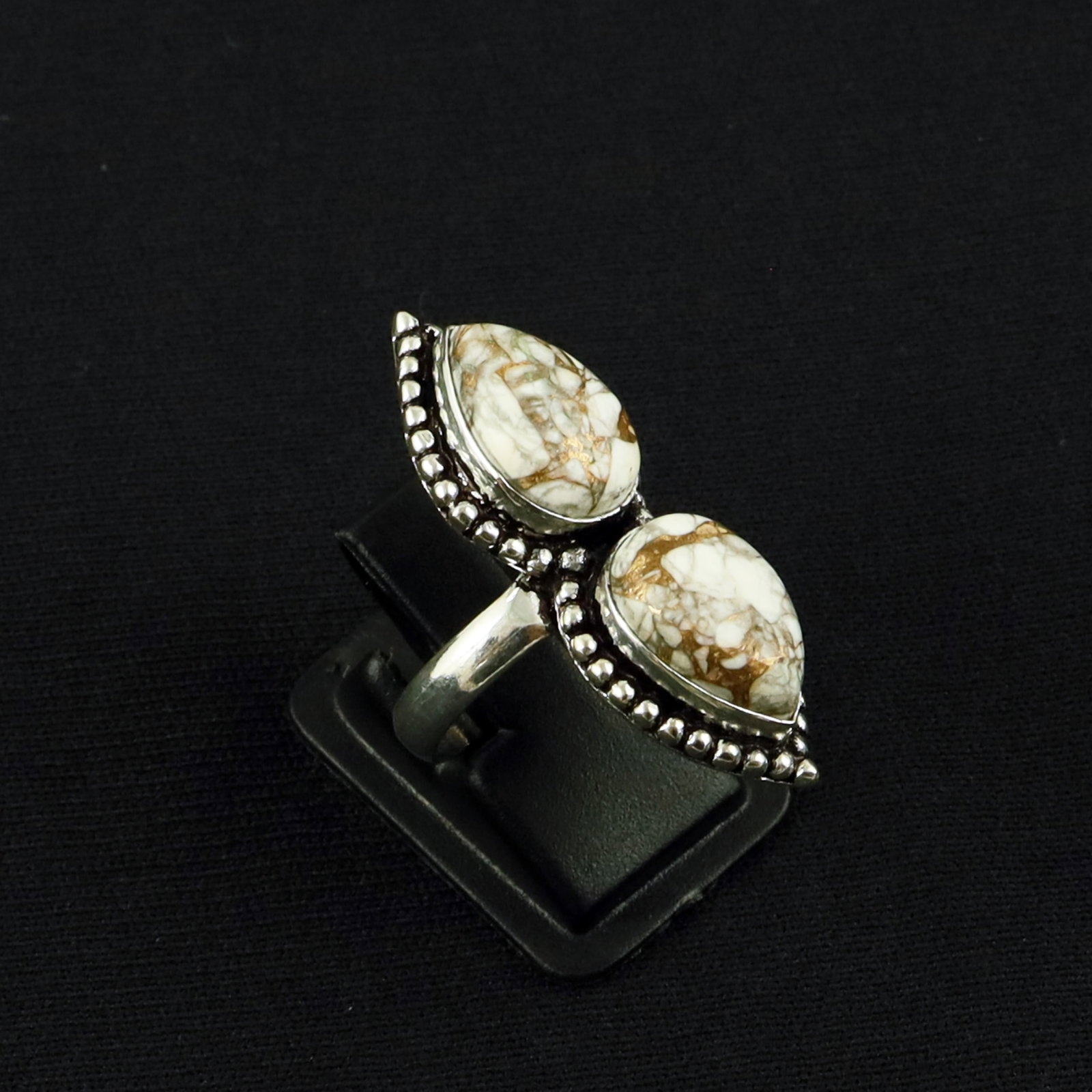 Natural Cotton Candy Sterling Silver Plated Handmade Ring - 6MM: Product ID: 260611172117 Product - Handmade Silver Plated Ring Metal - 92.5 Sterling Silver Plated Ring Size - 6MM Gemstone - Cotton Candy Gemstone Origin - United States Gemstone Size - 10X14 MM ( 2 