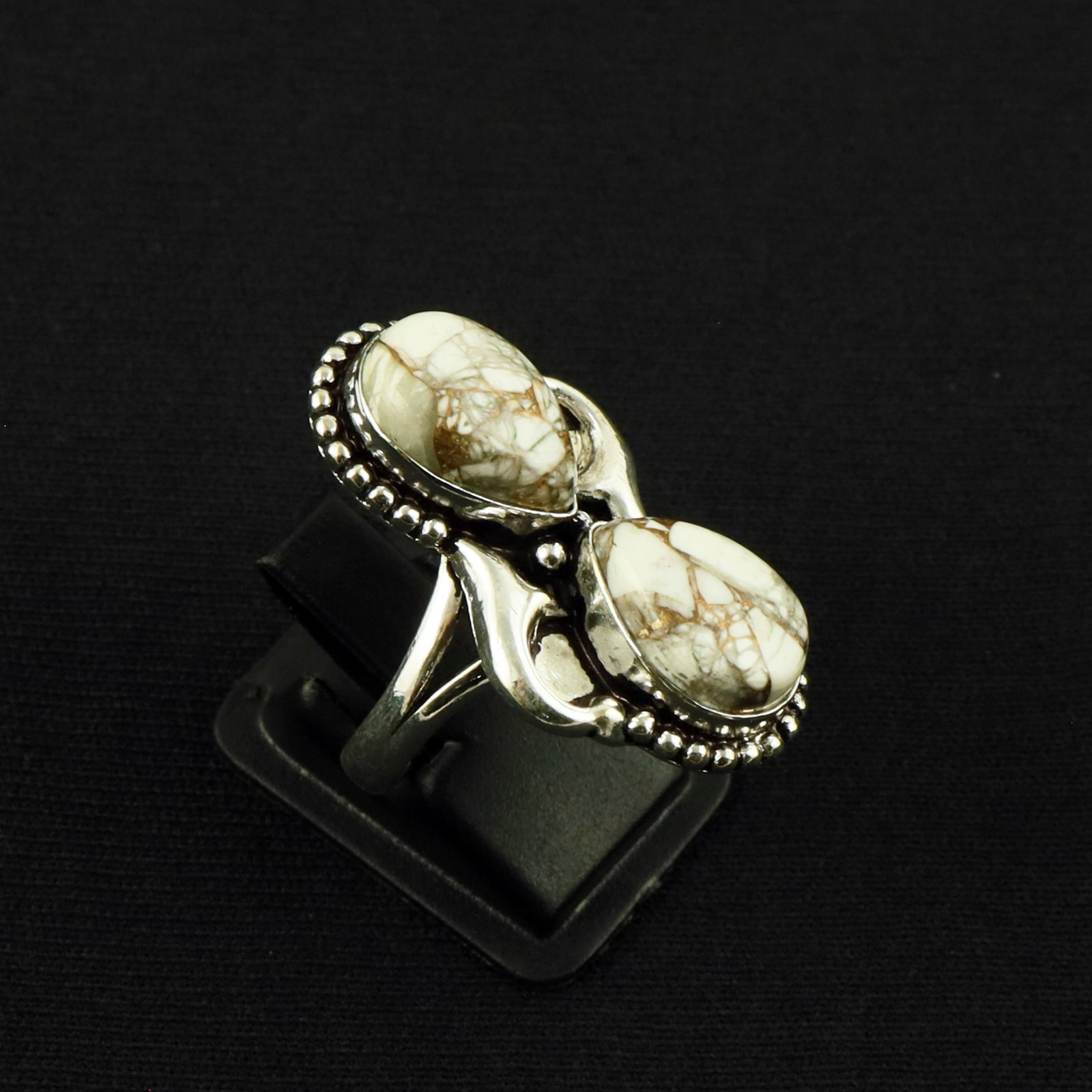 Natural Cotton Candy Sterling Silver Plated Handmade Ring - 8MM: Product ID: 260610141659 Product - Handmade Silver Plated Ring Metal - 92.5 Sterling Silver Plated Ring Size - 8MM Gemstone - Cotton Candy Gemstone Origin - United States Gemstone Size - 10X14 MM ( 2 