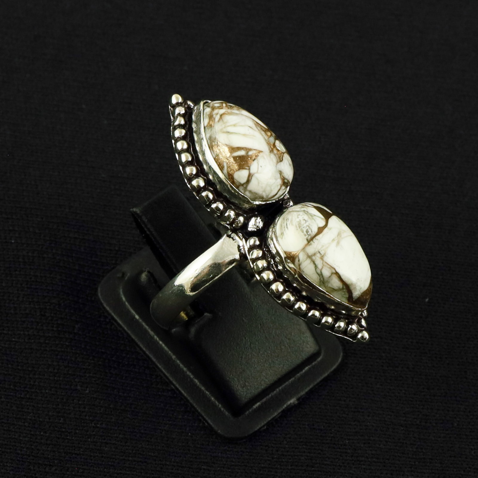 Natural Cotton Candy Sterling Silver Plated Handmade Ring - 7MM: Product ID: 260610141314 Product - Handmade Silver Plated Ring Metal - 92.5 Sterling Silver Plated Ring Size - 7MM Gemstone - Cotton Candy Gemstone Origin - United States Gemstone Size - 10X14 MM ( 2 