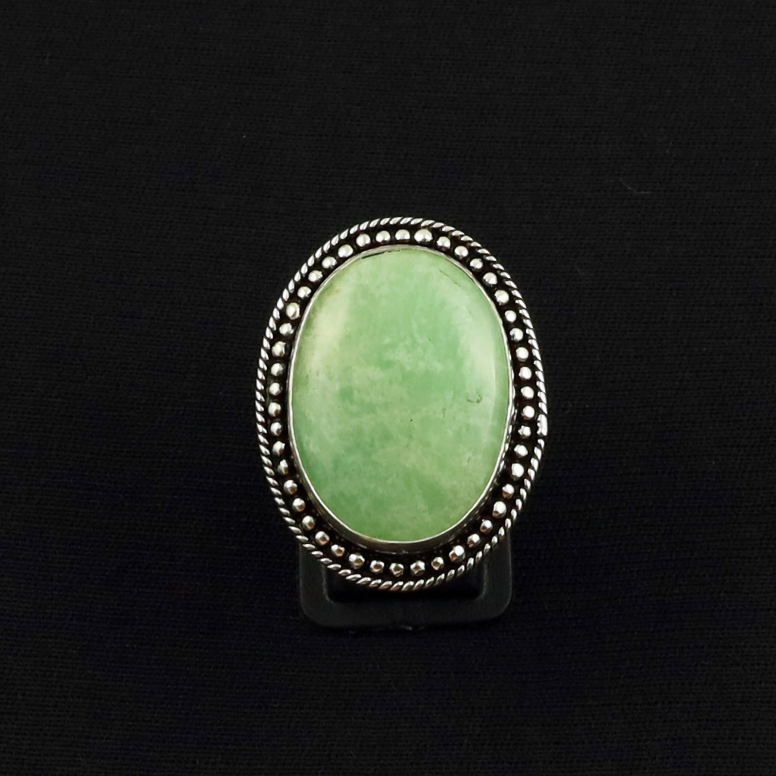 Natural Amazonite Sterling Silver Plated Handmade Ring - 7MM: Product ID: 260630151527 Product - Handmade Silver Plated Ring Metal - 92.5 Sterling Silver Plated Ring Size - 7MM Gemstone - Amazonite Gemstone Origin - Russia Gemstone Size - 2.5X2 CM Gemstone Shape