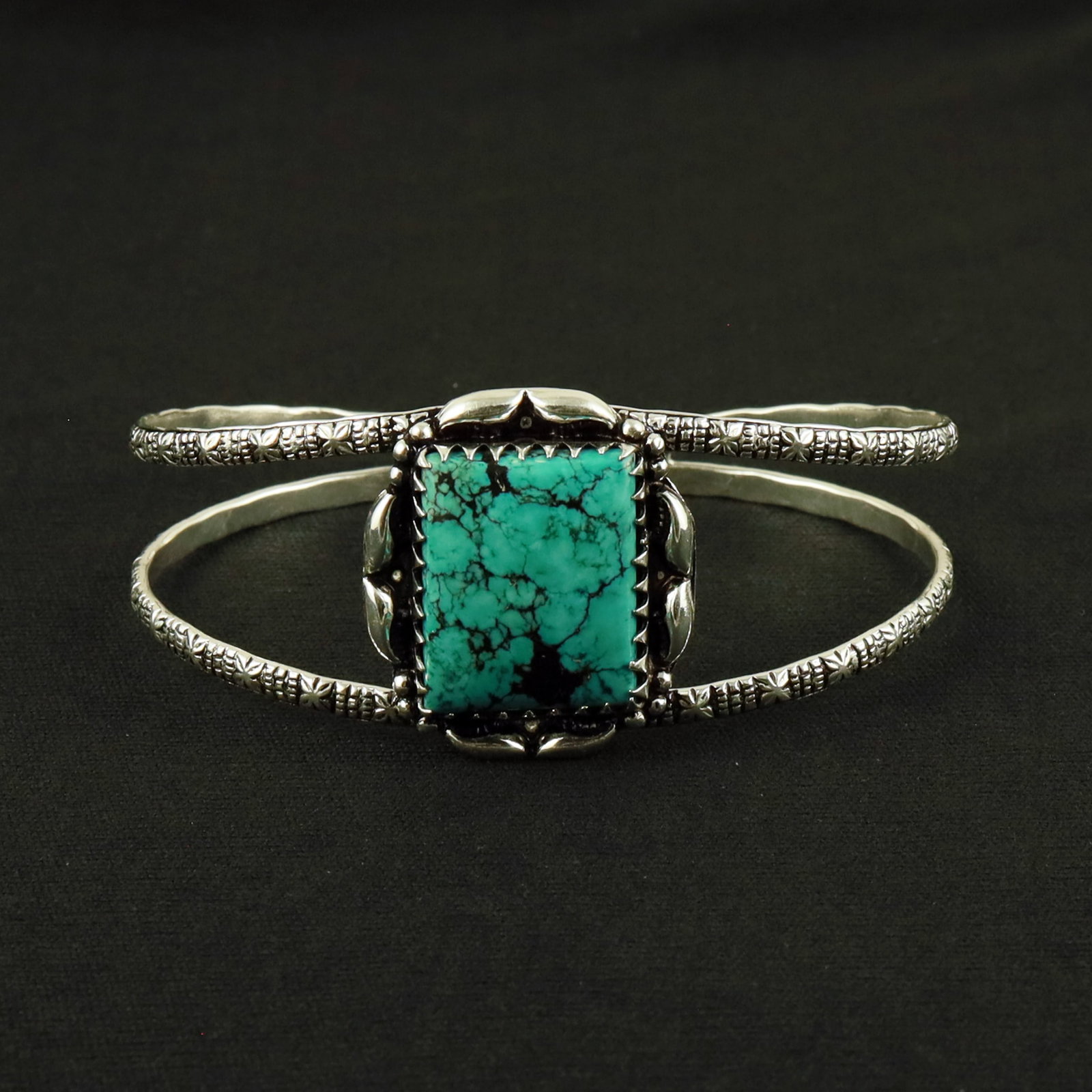 Natural Turquoise Sterling Silver Plated Handmade Cuff Bangle: Product ID: 260611121426 Product - Handmade Silver Plated Cuff Bangle Metal - 92.5 Sterling Silver Plated Bangle Size - 7.5x5.5 CM (Adjustable) Gemstone - Turquoise Gemstone Origin - Tibet Gemstone Si