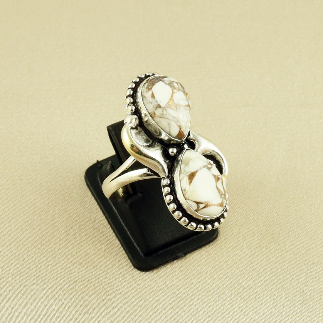 Natural Cotton Candy Sterling Silver Plated Handmade Ring - 8.5MM: Product ID: 260609132347 Product - Handmade Silver Plated Ring Metal - 92.5 Sterling Silver Plated Ring Size - 8.5MM Gemstone - Cotton Candy Gemstone Origin - United States Gemstone Size - 10X14 MM ( 