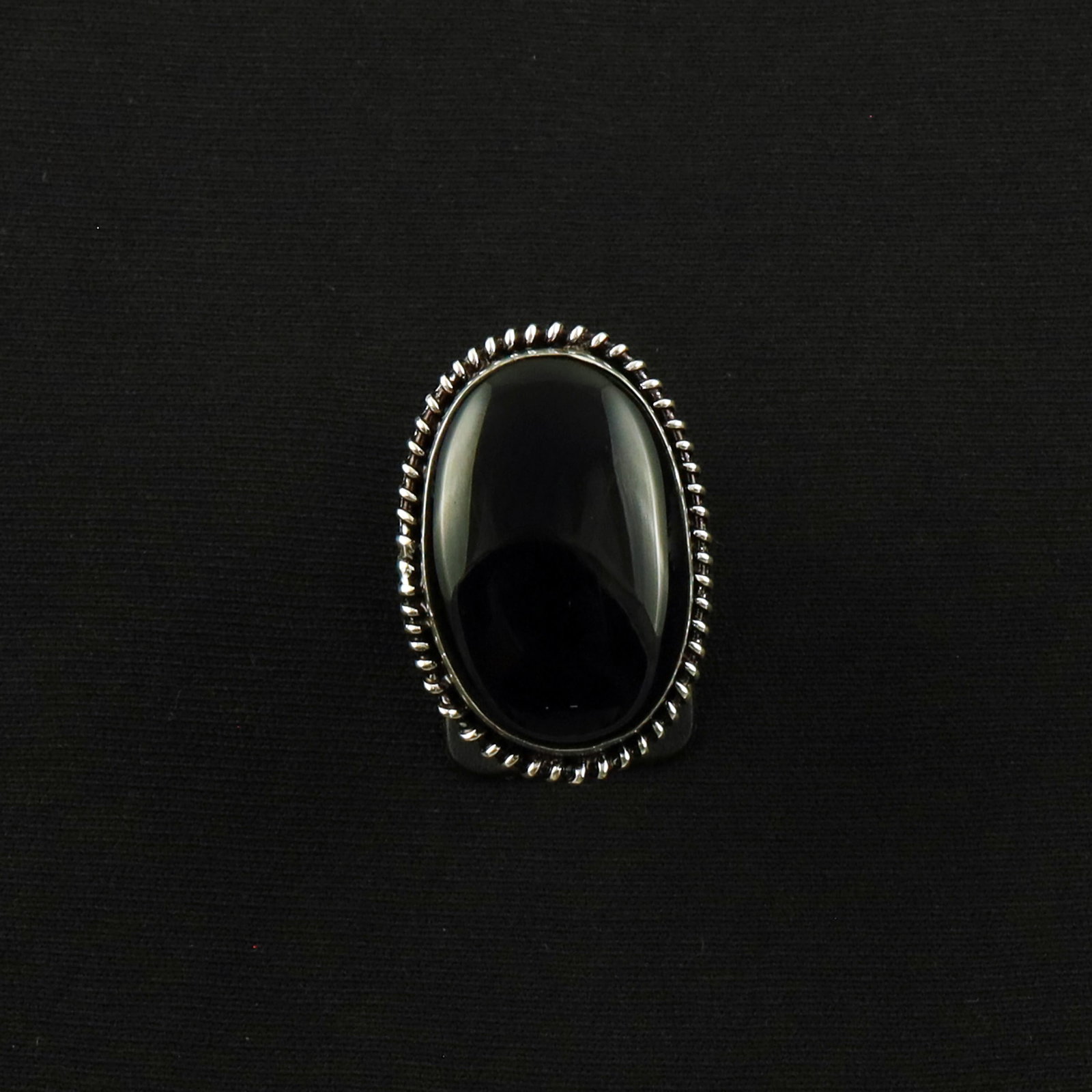 Natural Black Onyx Sterling Silver Plated Handmade Ring - 8.5MM: Product ID: 260619142355 Product - Handmade Silver Plated Ring Metal - 92.5 Sterling Silver Plated Ring Size - 8.5MM Gemstone - Black Onyx Gemstone Origin - India Gemstone Size - 3X2 CM Gemstone Shape