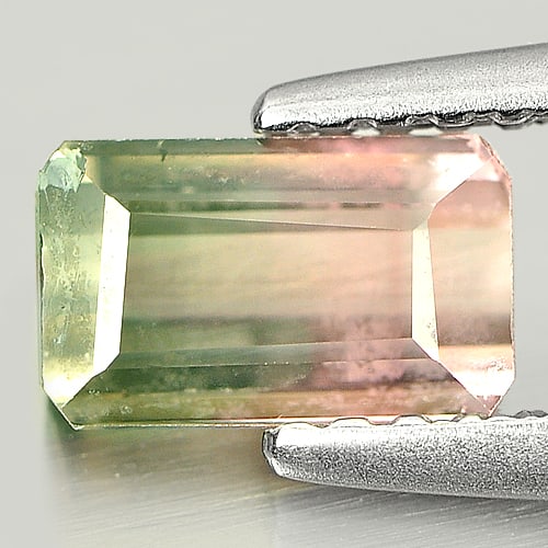 Natural Bi Color Tourmaline Gemstones 0.91 Ct. Octagon Shape 6.8 x 4.2 Mm.: Product ID: 807234136 Product Name: Natural Tourmaline Weight: 0.91 CT. Size: 6.8 x 4.2 x 3.1 MM. Shape: Octagon Color: Bi Color Clarity:VSI Luster: Good Gems Origin: Nigeria Treatment: Unheated Cryst