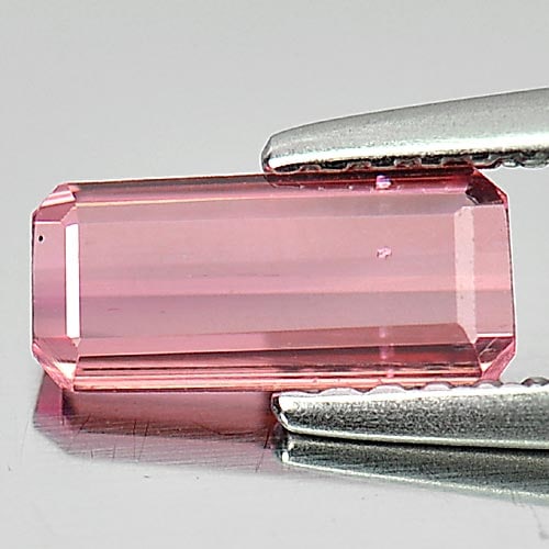 Natural Pink Tourmaline Gemstones 0.85 Ct. Octagon Shape 8.3 x 3.9 Mm: Product ID: 807248209 Product Name: Natural Tourmaline Weight: 0.85 CT. Size: 8.3 x 3.9 x 2.8 MM. Shape: Octagon Color: Pink Clarity:VSI Luster: Good Gems Origin: Nigeria Treatment: Unheated Crystal S