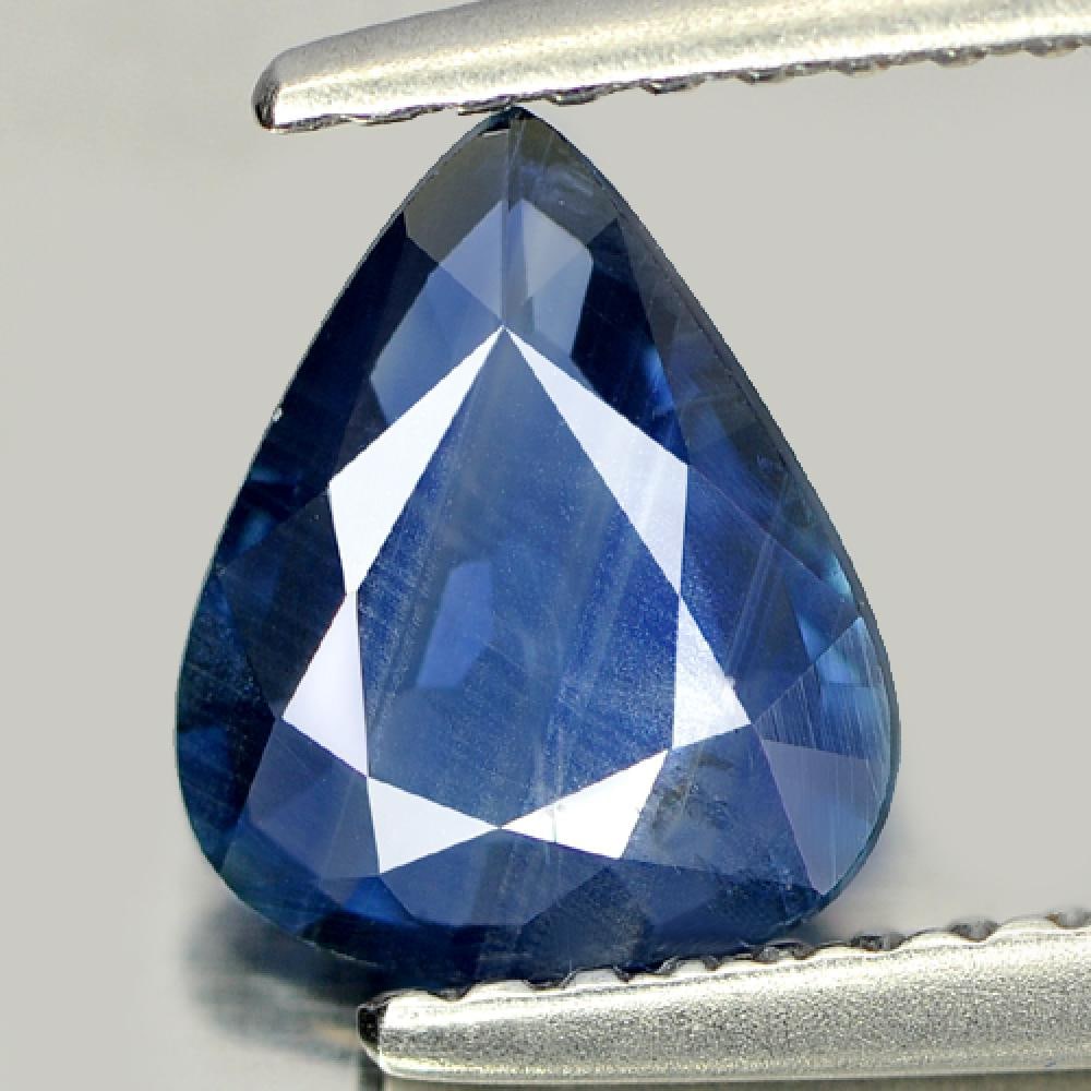 Natural Blue Sapphire Gemstone 1.03 Ct. Pear Shape 7.8 x 6.5 Mm.: Product ID: 806003691 Product Name: Natural Blue Sapphire Weight: 1.03 CT. Size: 7.8 x 6.5 x 2.3 MM. Shape: Pear Color: Blue Clarity:SI1 Luster: Good Gems Origin: Thailand Treatment: Heated Crystal St