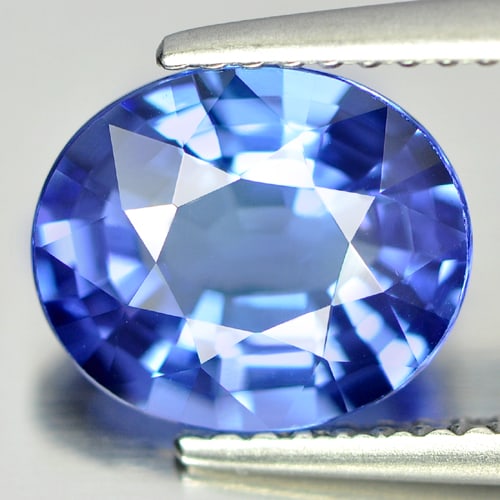 Natural Blue Tanzanite Gemstones 2.71 Ct. Clean Oval Shape 9.57 x 8.08 Mm. (1 of 4)