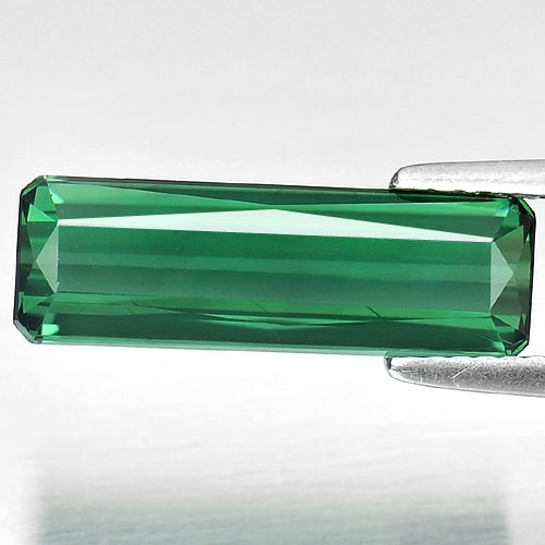 Natural Green Tourmaline Gemstones 3.94 Ct. Clean Octagon 17.3 x 5.6 Mm.: Product ID: 807236677 Product Name: Natural Tourmaline Weight: 3.94 CT. Size: 17.3 x 5.6 x 4 MM. Shape: Octagon Color: Green Clarity:IF Luster: Very Good Gems Origin: Nigeria Treatment: Unheated Cryst
