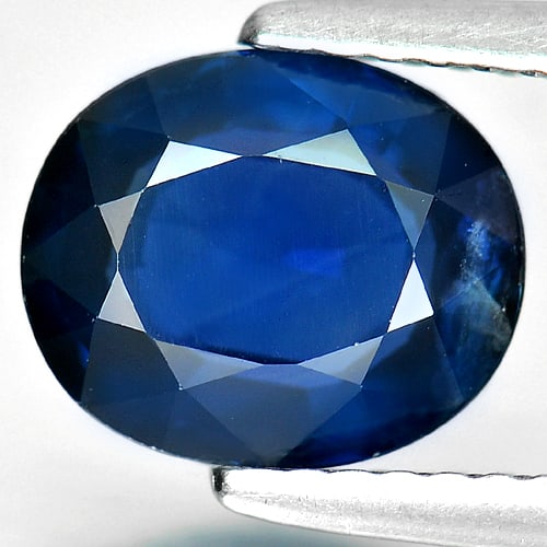 Natural Blue Sapphire Gemstones 2.28 Ct. Oval Shape 8.93 x 7.41 Mm.: Product ID: 806007662 Product Name: Natural Blue Sapphire Weight: 2.28 CT. Size: 8.93 x 7.41 x 3.57 MM. Shape: Oval Color: Blue Clarity:VSI Luster: Good Gems Origin: Madagascar Treatment: Heated Cryst