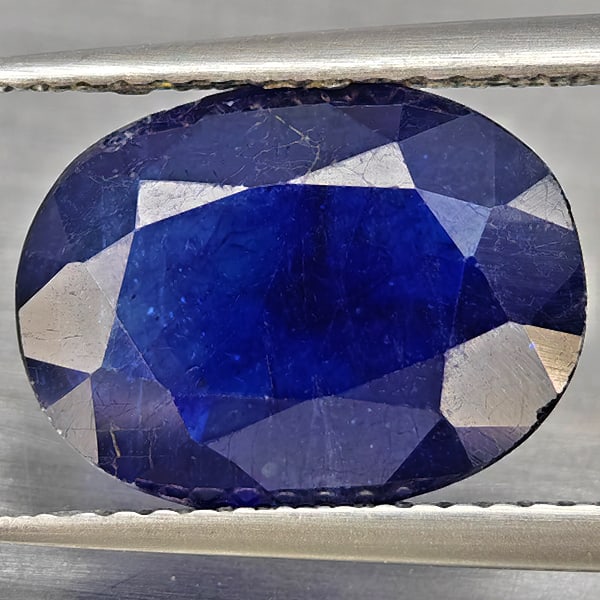 Natural Blue Sapphire Gemstones 5.70 Ct. Oval Shape 12.2 x 9.4 Mm.: Product ID: 806012291 Product Name: Natural Blue Sapphire Weight: 5.70 CT. Size: 12.2 x 9.4 x 5 MM. Shape: Oval Color: Blue Clarity:SI1 Luster: Good Gems Origin: Madagascar Treatment: Heated (Lead-gla