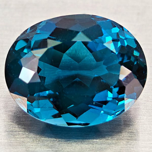 Natural London Blue Topaz Gemstones 3.93 Ct. Oval Shape 10 x 7.9 Mm.: Product ID: 807168418 Product Name: Natural Blue Topaz Weight: 3.93 CT. Size: 10 x 7.9 x 6.1 MM. Shape: Oval Color: London Blue Clarity:VVS - VSI Luster: Very Good Gems Origin: Brazil Treatment: Treat