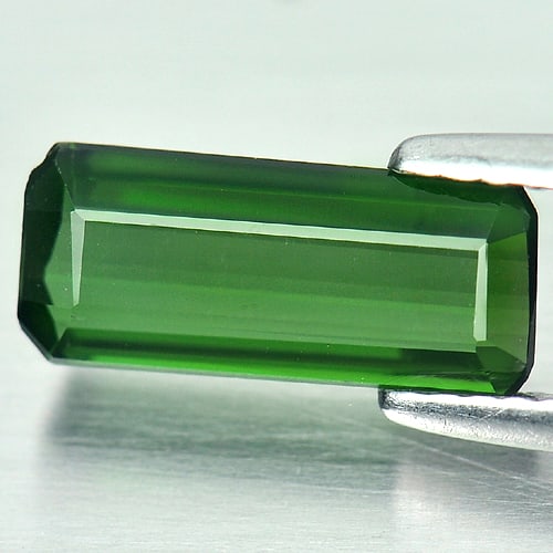 Natural Green Tourmaline Gemstones 1.52 Ct. Octagon Shape 11.8 x 5.1 Mm.: Product ID: 807242290 Product Name: Natural Tourmaline Weight: 1.52 CT. Size: 11.8 x 5.1 x 2.6 MM. Shape: Octagon Color: Green Clarity:VSI Luster: Good Gems Origin: Nigeria Treatment: Unheated Crystal