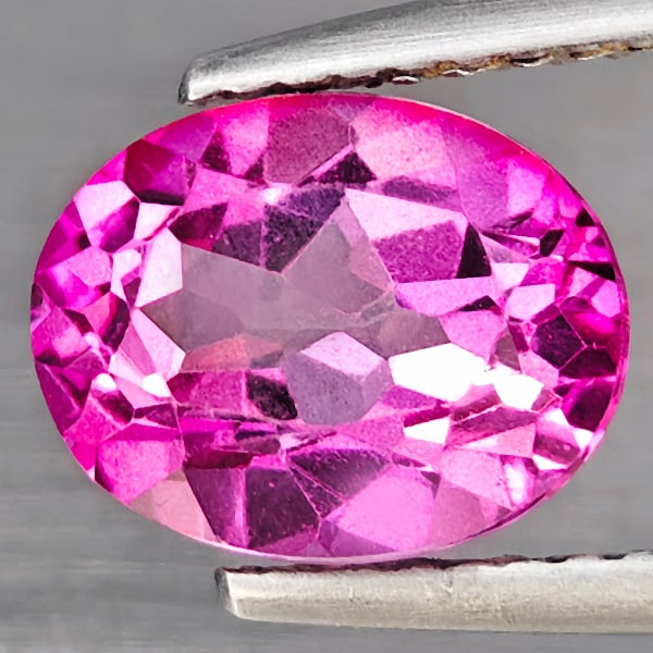 Natural Pink Topaz Gemstones 2.59 Ct. Clean Oval Shape 9.1 x 7.1 Mm.: Product ID: 807143425 Product Name: Natural Topaz Weight: 2.59 CT. Size: 9.1 x 7.1 x 5.3 MM. Shape: Oval Color: Pink Clarity:IF Luster: Good Gems Origin: Brazil Treatment: Treated Crystal Structure: O