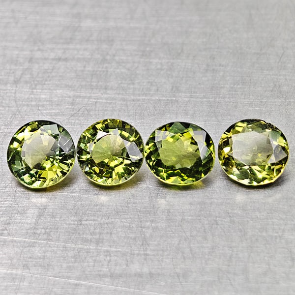 Natural Green Tourmaline Gemstones 3.06 Ct. 4 Pcs Mixed Shape 6 x 5.6 Mm: Product ID: 807250631 Product Name: Natural Tourmaline Weight: 3.06 CT. Size: 6 x 5.6 x 3.2 MM. Shape: Mixed Shape Color: Green Clarity:VSI Luster: Good Gems Origin: Nigeria Treatment: Unheated Crysta