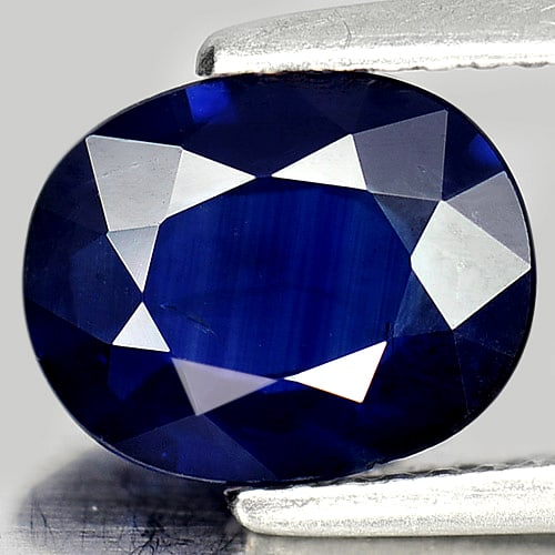 Natural Blue Sapphire Gemstones 2.32 Ct. Oval Shape 9.3 x 7.5 Mm.: Product ID: 806010255 Product Name: Natural Blue Sapphire Weight: 2.32 CT. Size: 9.3 x 7.5 x 3.5 MM. Shape: Oval Color: Blue Clarity:VSI Luster: Good Gems Origin: Thailand Treatment: Heated Crystal St