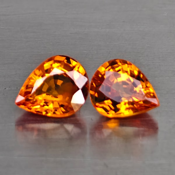Natural Yellow Songea Sapphire Gemstones 1.26 Ct. 2 Pcs. Pear Shape 4.8 x 4 Mm.: Product ID: 806130580 Product Name: Natural Yellow Sapphire Weight: 1.26 CT. Size: 4.8 x 4 x 2.8 MM. Shape: Pear Shape Color: Yellow Clarity:VVS - VSI Luster: Good Gems Origin: Tanzania Treatment: Hea