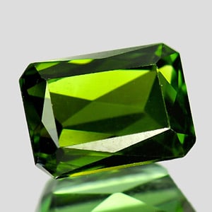 Natural Green Tourmaline Gemstones 2.50 Ct. Octagon Shape 8.7 x 6.4 Mm. (1 of 1)