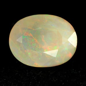 Natural Multi Color Opal Gemstones 3.92 Ct. Oval Shape 12.8 x 10 Mm. (1 of 3)