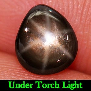 Natural Black Star Sapphire Gemstones 1.21 Ct. Pear Cabochon Shape 6.6 x 5.9 Mm.: Product ID: 806146171 Product Name: Natural Star Sapphire Weight: 1.21 CT. Size: 6.6 x 5.9 x 2.7 MM. Shape: Pear Cabochon Color: Black Clarity:Opaque Luster: Good 6 Rays Star Gems Origin: Thailand Tre
