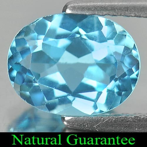 Natural Swiss Blue Topaz Gemstones 2.11 Ct. Oval Shape 9 x 7 Mm.: Product ID: 807161338 Product Name: Natural Blue Topaz Weight: 2.11 CT. Size: 9 x 7 x 4.3 MM. Shape: Oval Color: Swiss Blue Clarity:VVS Luster: Good Gems Origin: Brazil Treatment: Treated Crystal Stru