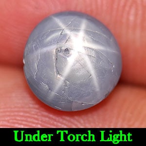 Natural Gray Star Sapphire Gemstones 4.08 Ct. Oval Cabochon Shape 8.6 x 8.4 Mm.: Product ID: 806149289 Product Name: Natural Star Sapphire Weight: 4.08 CT. Size: 8.6 x 8.4 x 5.3 MM. Shape: Oval Cabochon Color: Gray Clarity:Opaque Luster: Good 6 Rays Star Gems Origin: Thailand Trea