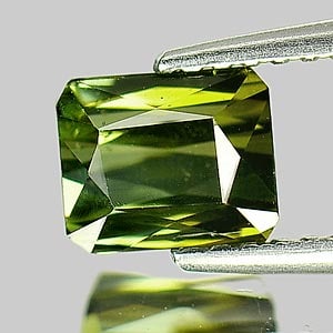 Natural Yellowish Green Tourmaline Gemstone 1.35 Ct. Octagon Shape 6.2 x 5.2 Mm.: Product ID: 807237646 Product Name: Natural Tourmaline Weight: 1.35 CT. Size: 6.2 x 5.2 x 4.4 MM. Shape: Octagon Color: Yellowish Green Clarity:SI Luster: Good Gems Origin: Nigeria Treatment: Unheated