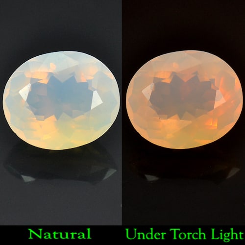Natural White Opal Gemstones 3.25 Ct. Oval Shape 11.3 x 9.5 Mm.: Product ID: 818722857 Product Name: Natural Opal Weight: 3.25 CT. Size: 11.3 x 9.5 x 6.7 MM. Shape: Oval Color: White Clarity:Semi - Transparent Luster: Good Gems Origin: Mexico Treatment: Unheated Cr