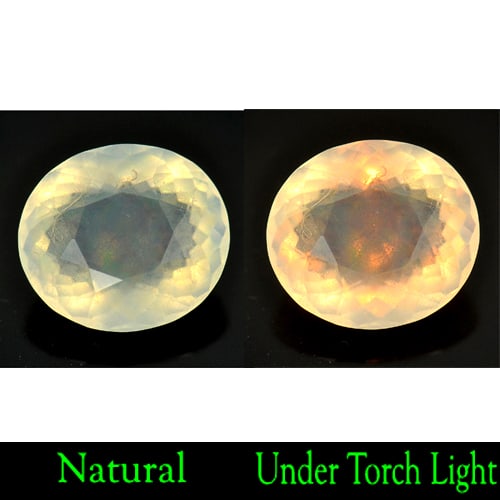 Natural Multi Color Opal Gemstones 3.81 Ct. Oval Shape 12.3 x 10.9 Mm.: Product ID: 818708665 Product Name: Natural Opal Weight: 3.81 CT. Size: 12.3 x 10.9 x 6.8 MM. Shape: Oval Color: Multi Color Clarity:Semi - Transparent Luster: Iridescent Gems Origin: Ethiopia Treatme