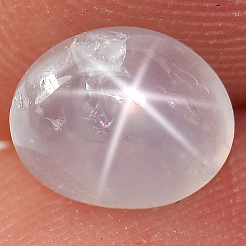 Natural Gray Star Sapphire Gemstones 1.87 Ct. Oval Cabochon Shape 7.7 x 6.1 Mm.: Product ID: 806127506 Product Name: Natural Star Sapphire Weight: 1.87 CT. Size: 7.7 x 6.1 x 4.2 MM. Shape: Oval Cabochon Color: Gray Clarity:Opaque Luster: Good 6 Rays Star Gems Origin: Thailand Trea